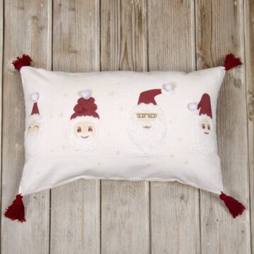 Διακοσμητική Μαξιλαροθήκη 35x55 - Happy Santa