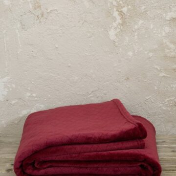 Ριχτάρι Jacquard 180x250 - Cosy Bordeaux