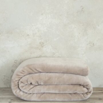 Κουβέρτα Βελουτέ Γίγας 240x260 Coperta - Nude