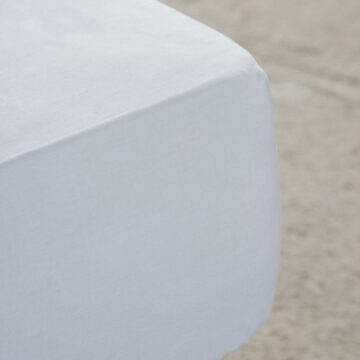 Σεντόνι Γίγας με Λάστιχο Superior Satin - White