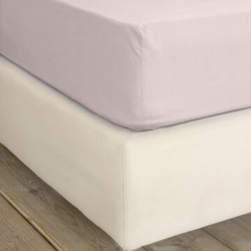 Σεντόνι Υπέρδιπλο με Λάστιχο Superior Satin - Smoked Rose