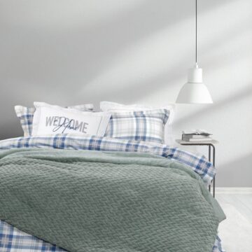 Κουβέρτα/Πάπλωμα Υπέρδιπλο 220x240 - Muffle Smoky Green