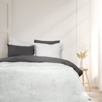 Κουβέρτα Υπέρδιπλη 220x240 - Serenus Gray