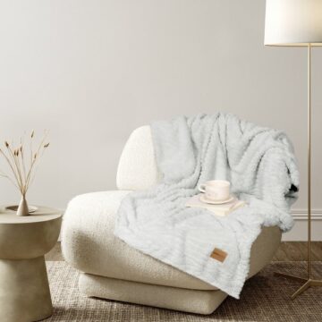 Κουβέρτα καναπέ 130x170 - Serenus Gray