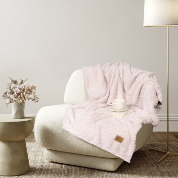 Κουβέρτα καναπέ 130x170 - Serenus Nude Pink
