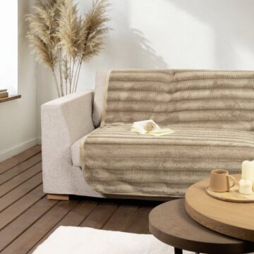 Ριχτάρι Αντιολισθητικό 180x250 - Lunetta Beige