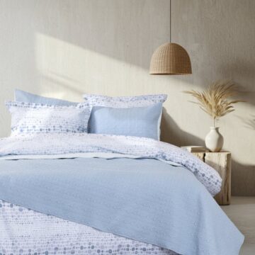 Κουβερλί Ημίδιπλο 180x240 - Orion Sky Blue / Light Blue