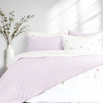 Κουβερλί Ημίδιπλο 180x240 - Arden Lilac / Pink