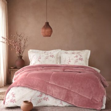 Κουβέρτα/Πάπλωμα Υπέρδιπλο 220x240 - Cira Apple Pink
