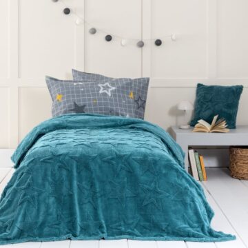 Κουβέρτα Μονή 160x220 - Starrin Blue